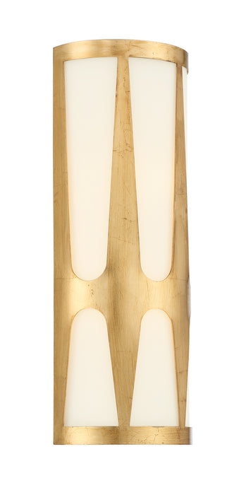 Crystorama ROY-802-GA Two Light Wall Sconce, Antique Gold
