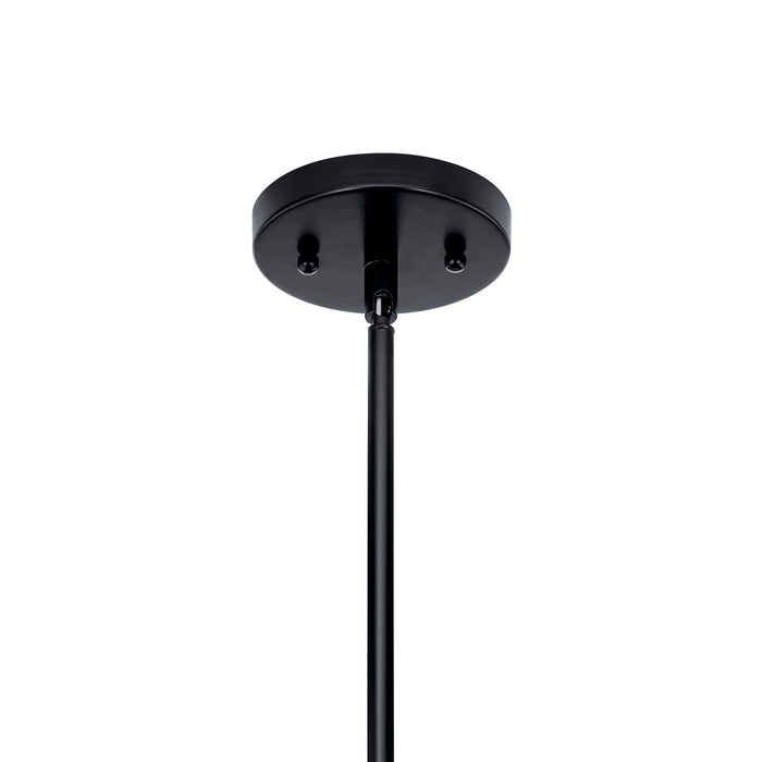 Kichler 44380BKCS One Light Mini Pendant, Black