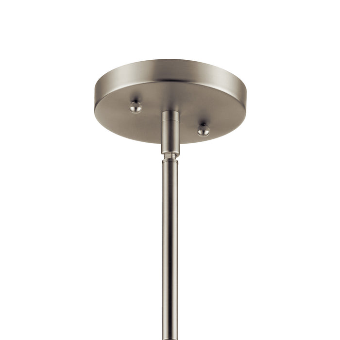 Kichler 44380NICS One Light Mini Pendant, Brushed Nickel