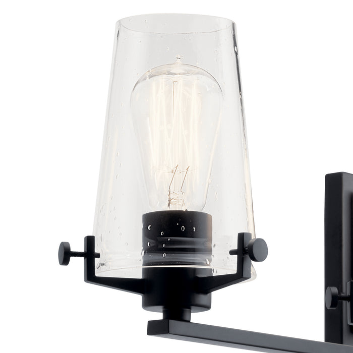 Kichler 45298BK Four Light Bath, Black
