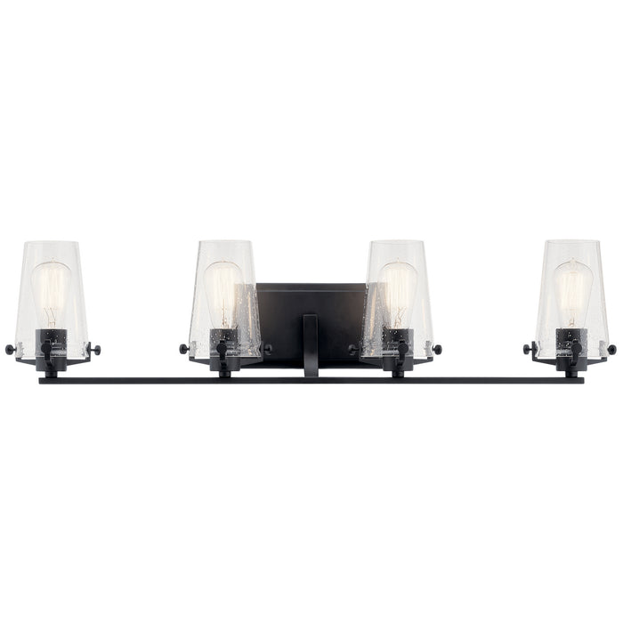 Kichler 45298BK Four Light Bath, Black