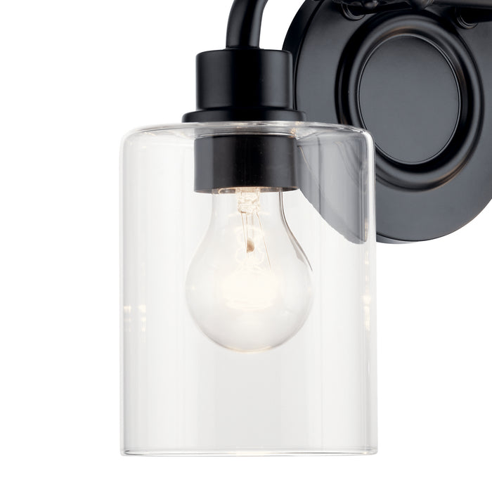 Kichler 45665BK Two Light Bath, Black