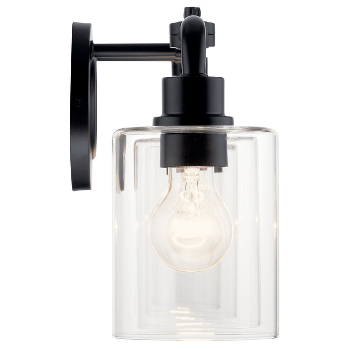 Kichler 45667BK Four Light Bath, Black