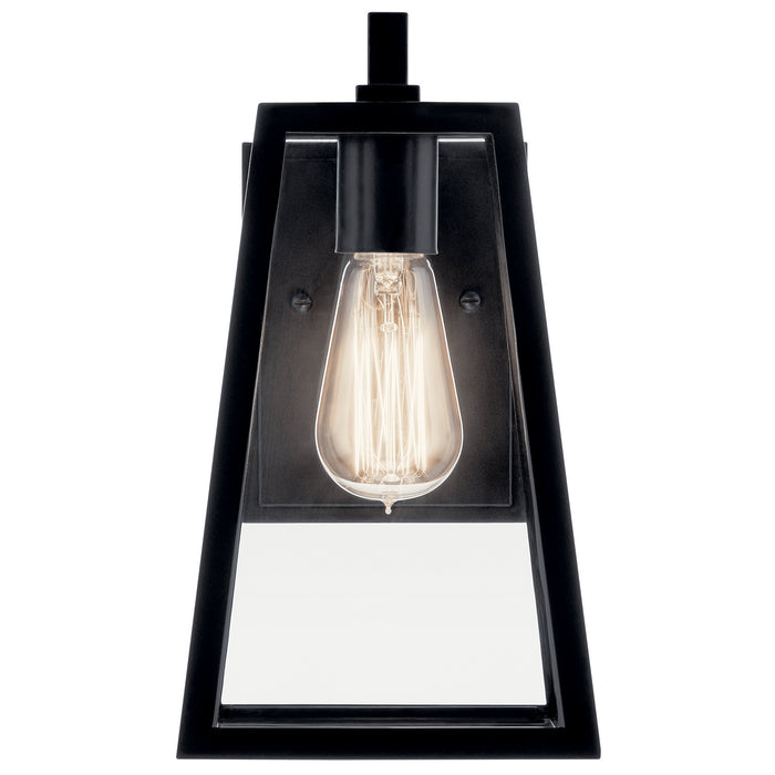 Kichler 49330BK One Light Outdoor Wall Mount, Black