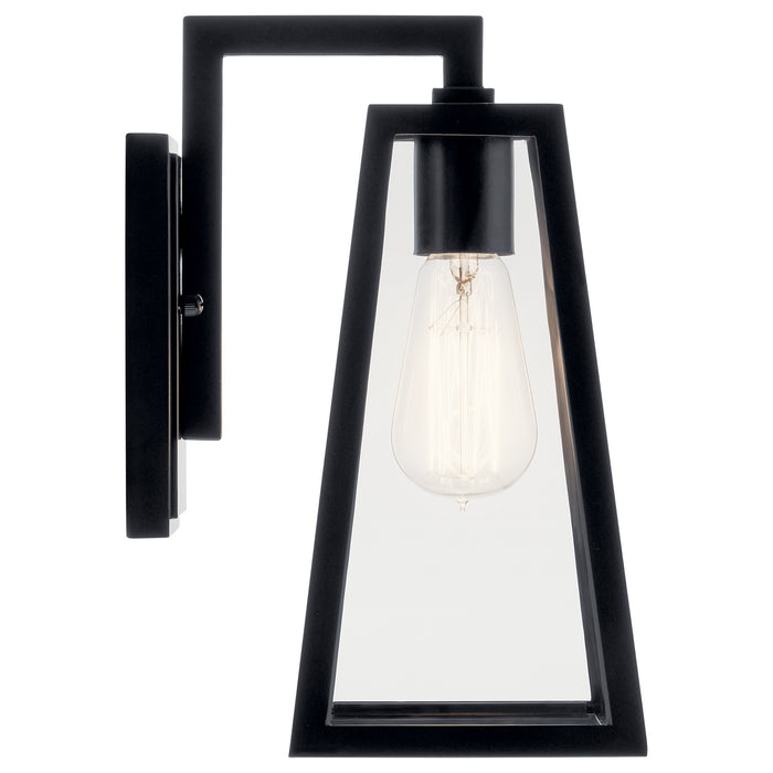 Kichler 49330BK One Light Outdoor Wall Mount, Black