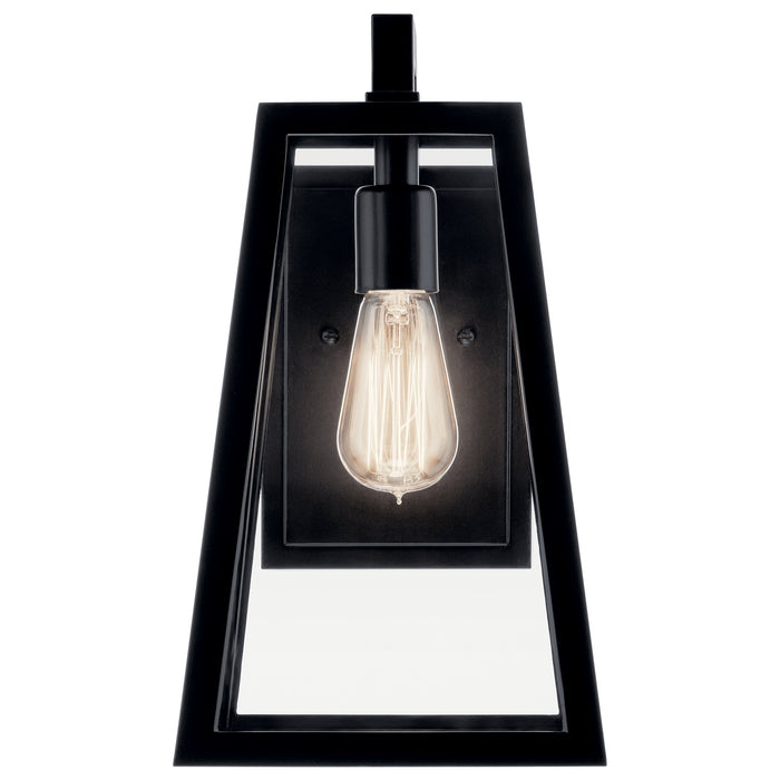 Kichler 49331BK One Light Outdoor Wall Mount, Black