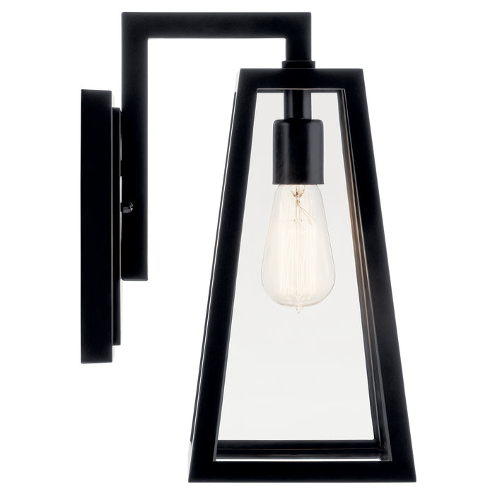 Kichler 49331BK One Light Outdoor Wall Mount, Black