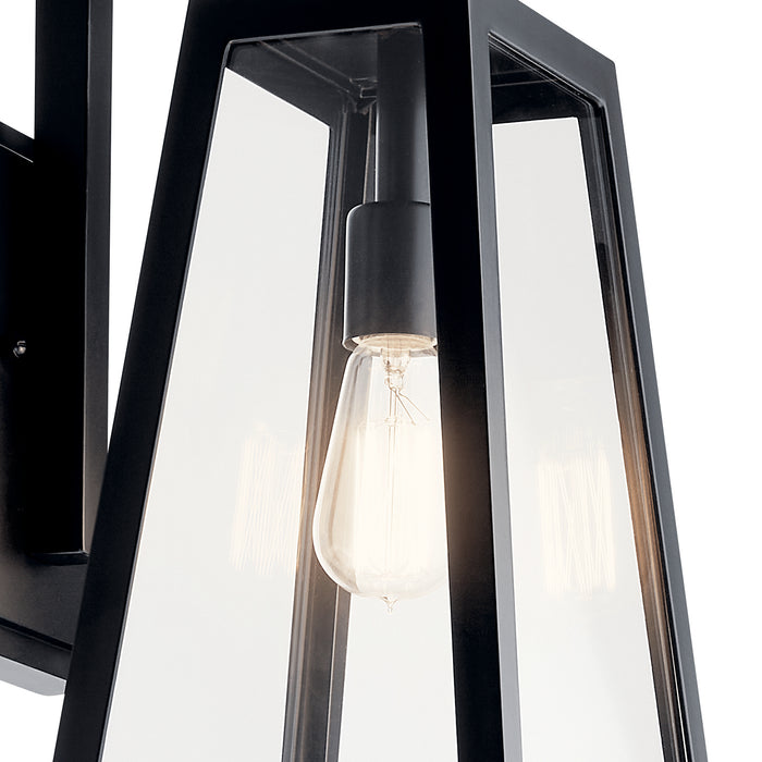 Kichler 49332BK One Light Outdoor Wall Mount, Black