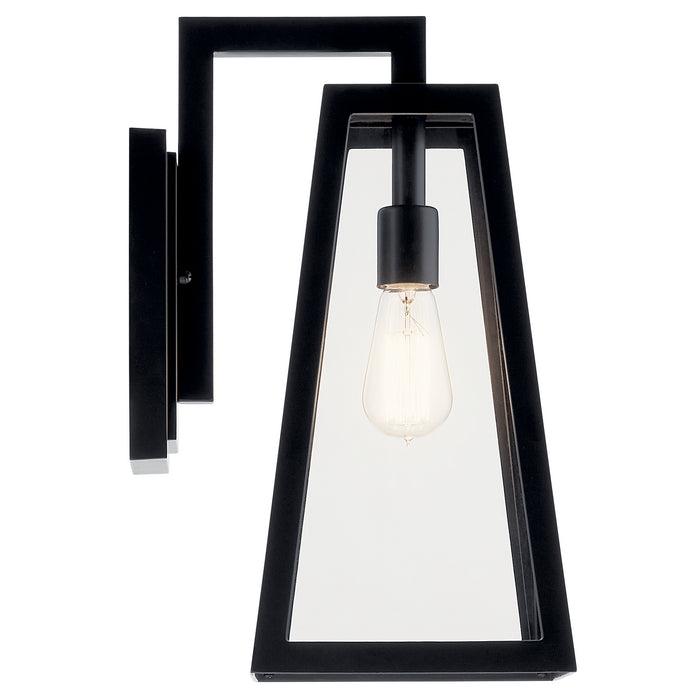 Kichler 49332BK One Light Outdoor Wall Mount, Black