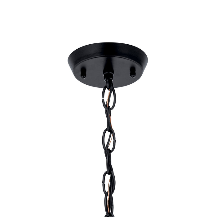 Kichler 52385BK Five Light Chandelier, Black