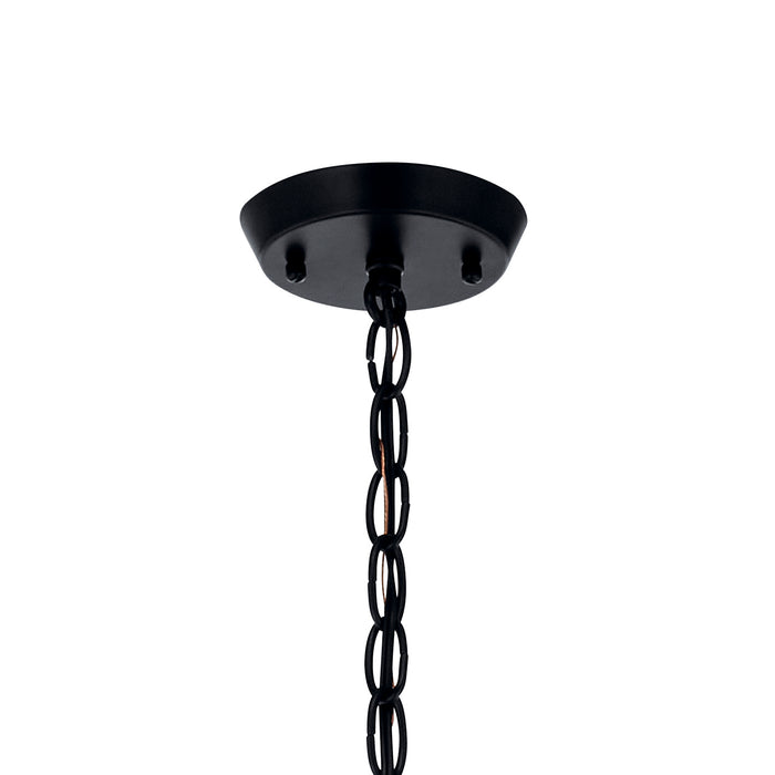 Kichler 52388BK Eight Light Chandelier, Black