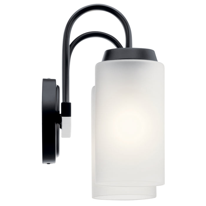 Kichler 55086BK Two Light Bath, Black