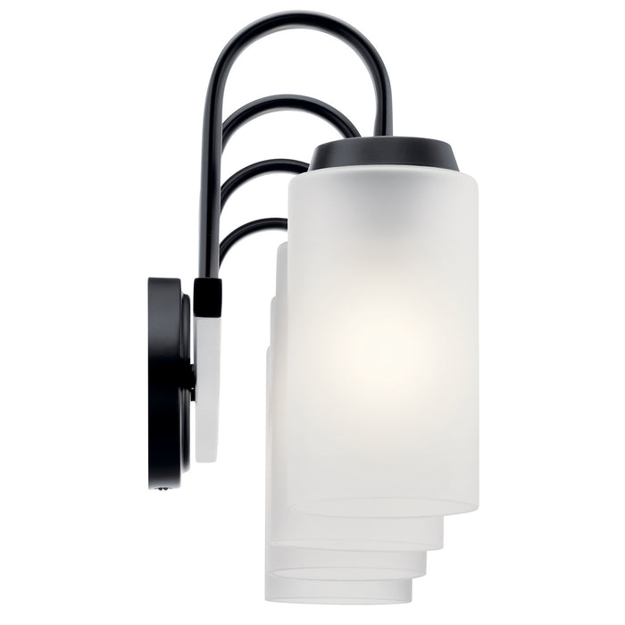 Kichler 55088BK Four Light Bath, Black