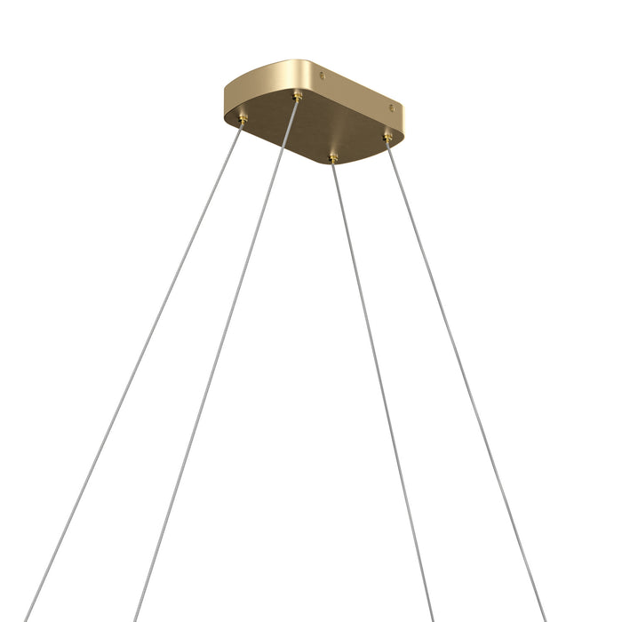Kichler 84312CG LED Chandelier, Champagne Gold