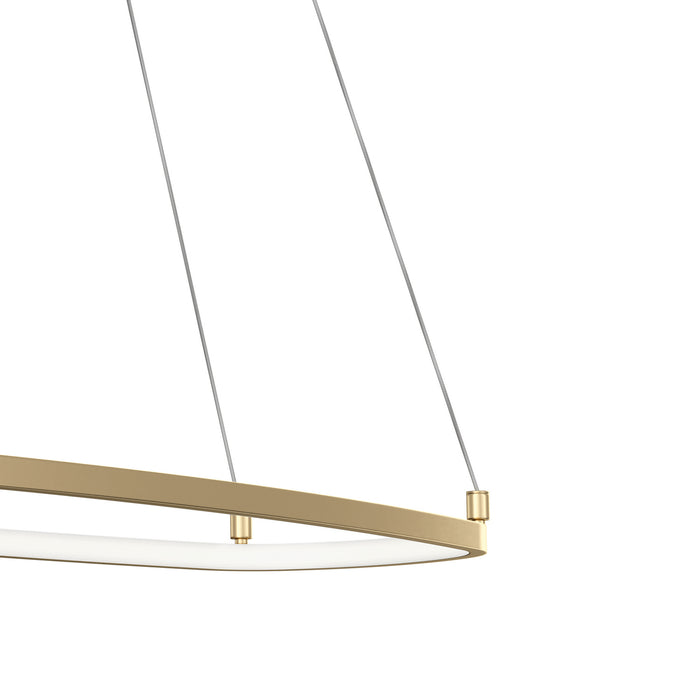 Kichler 84312CG LED Chandelier, Champagne Gold