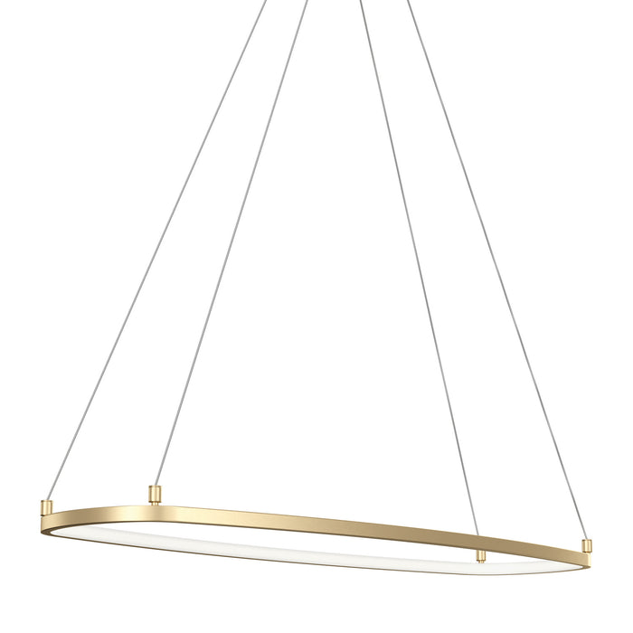 Kichler 84312CG LED Chandelier, Champagne Gold