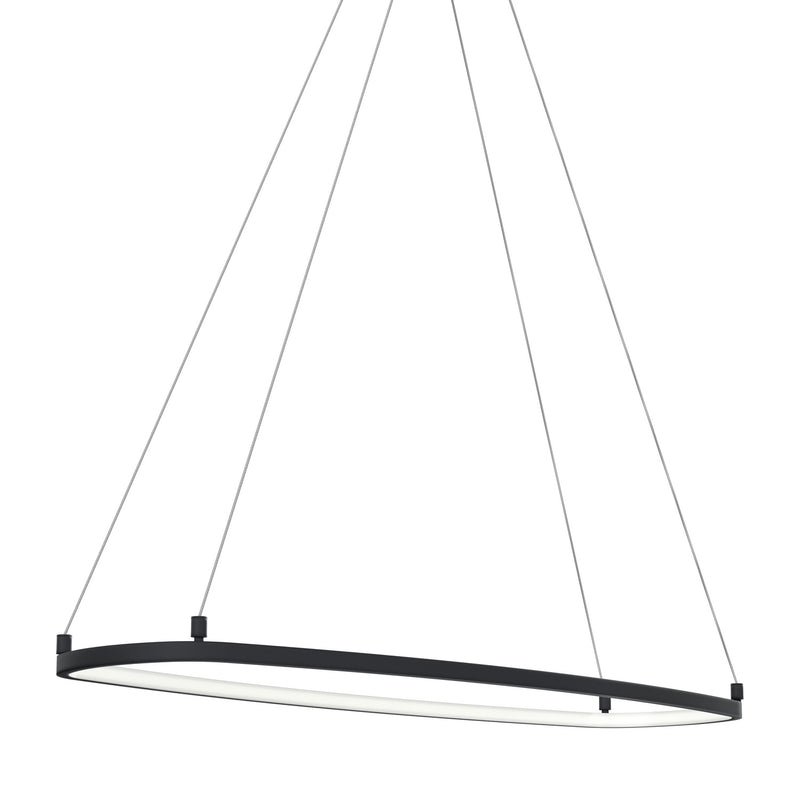 Kichler 84312MBK LED Chandelier, Matte Black