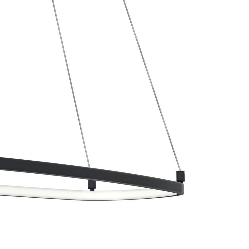 Kichler 84312MBK LED Chandelier, Matte Black