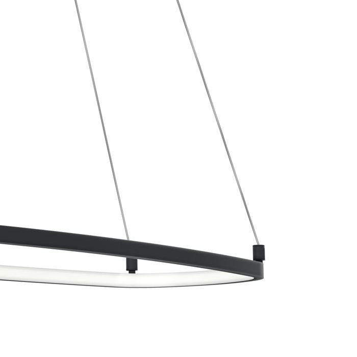 Kichler 84312MBK LED Chandelier, Matte Black