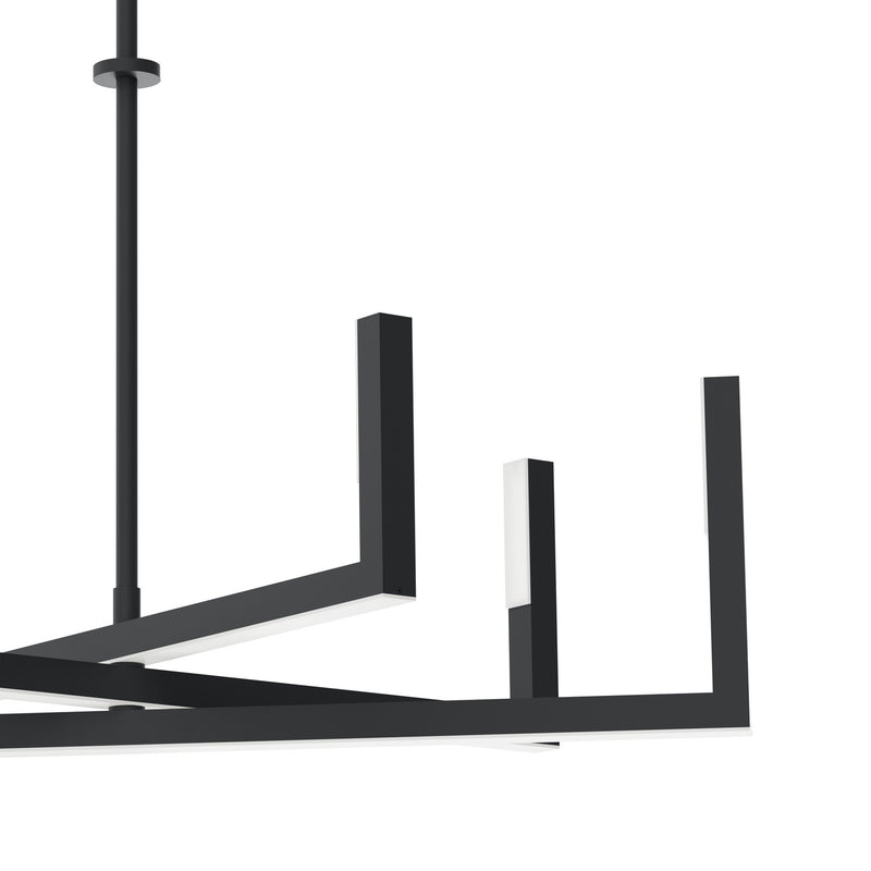 Kichler 84313MBK LED Chandelier, Matte Black