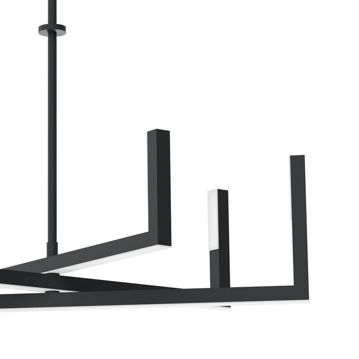 Kichler 84313MBK LED Chandelier, Matte Black