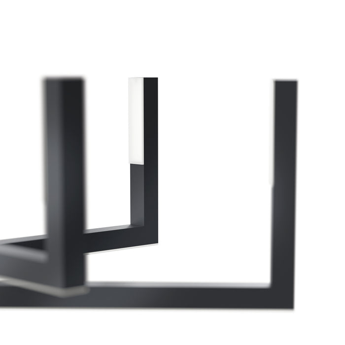 Kichler 84313MBK LED Chandelier, Matte Black