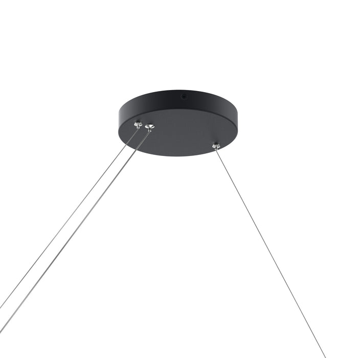 Kichler 84316MBK LED Linear Chandelier, Matte Black