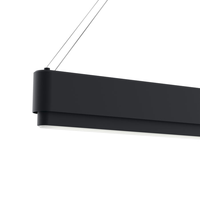 Kichler 84316MBK LED Linear Chandelier, Matte Black