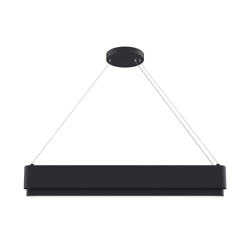 Kichler 84316MBK LED Linear Chandelier, Matte Black