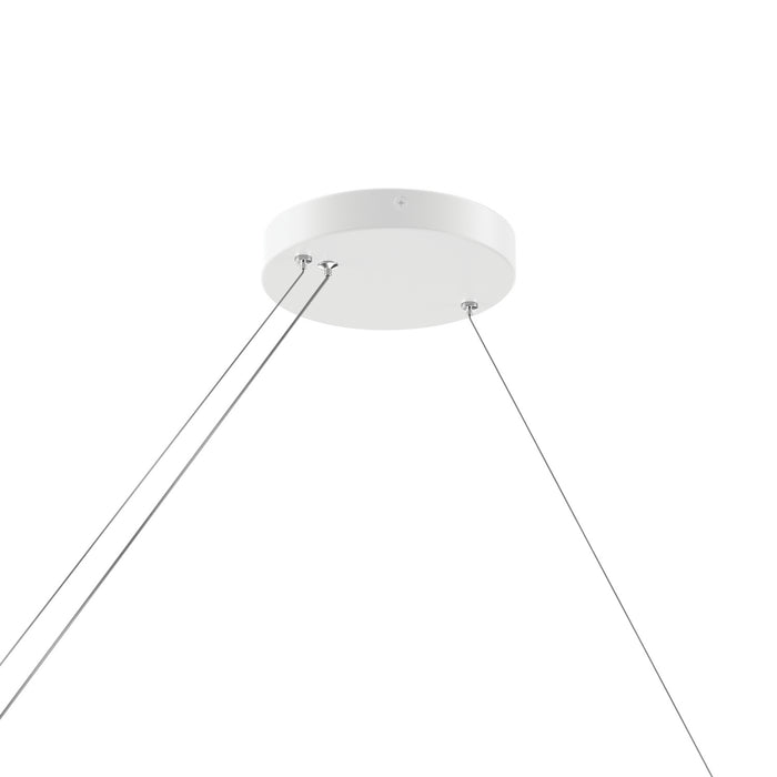 Kichler 84316WH LED Linear Chandelier, White
