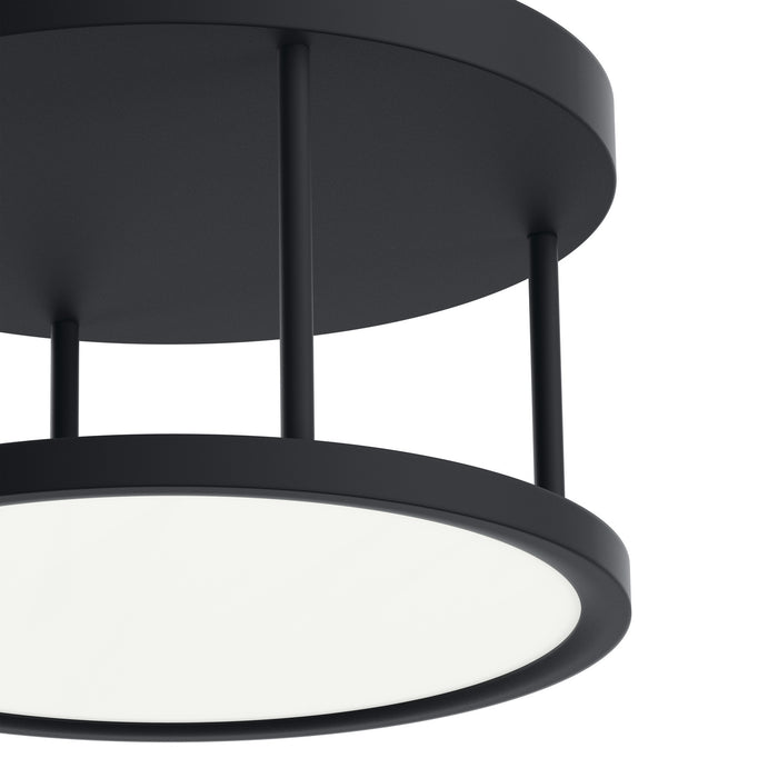 Kichler 84319MBK LED Semi Flush Mount, Matte Black