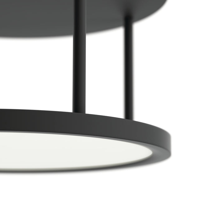 Kichler 84319MBK LED Semi Flush Mount, Matte Black