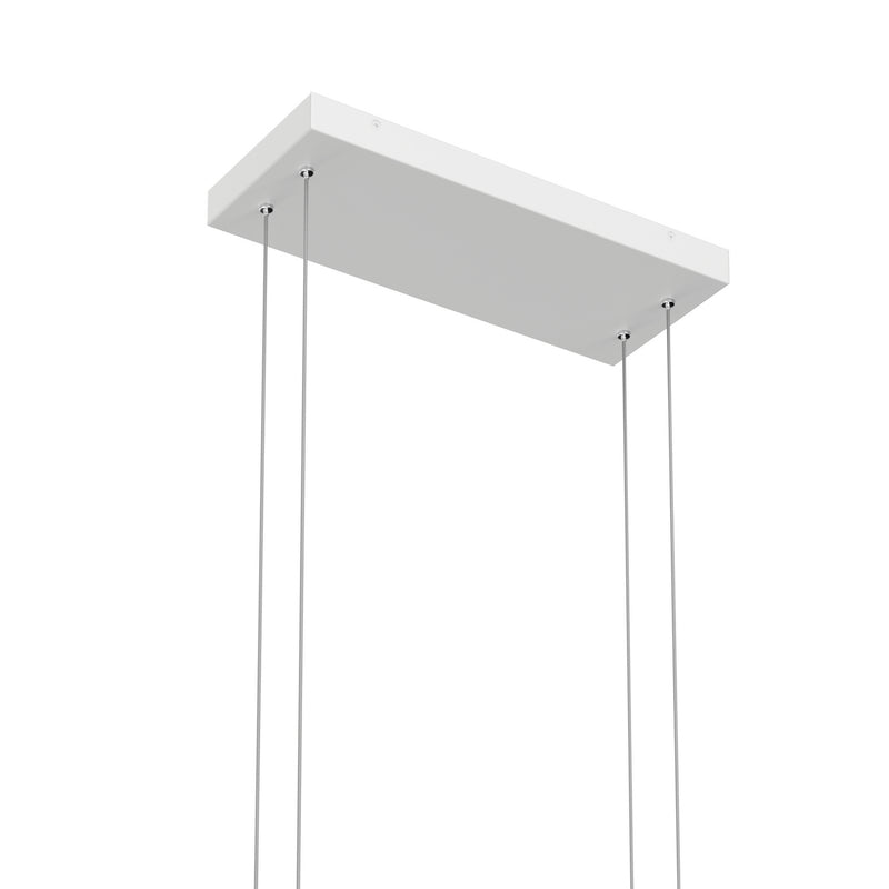 Kichler 84322WH LED Linear Chandelier, White