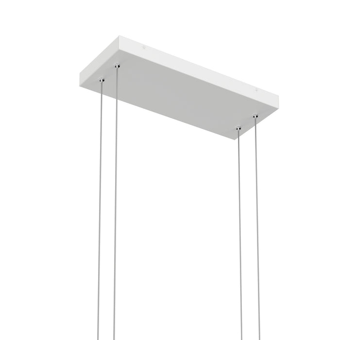 Kichler 84322WH LED Linear Chandelier, White