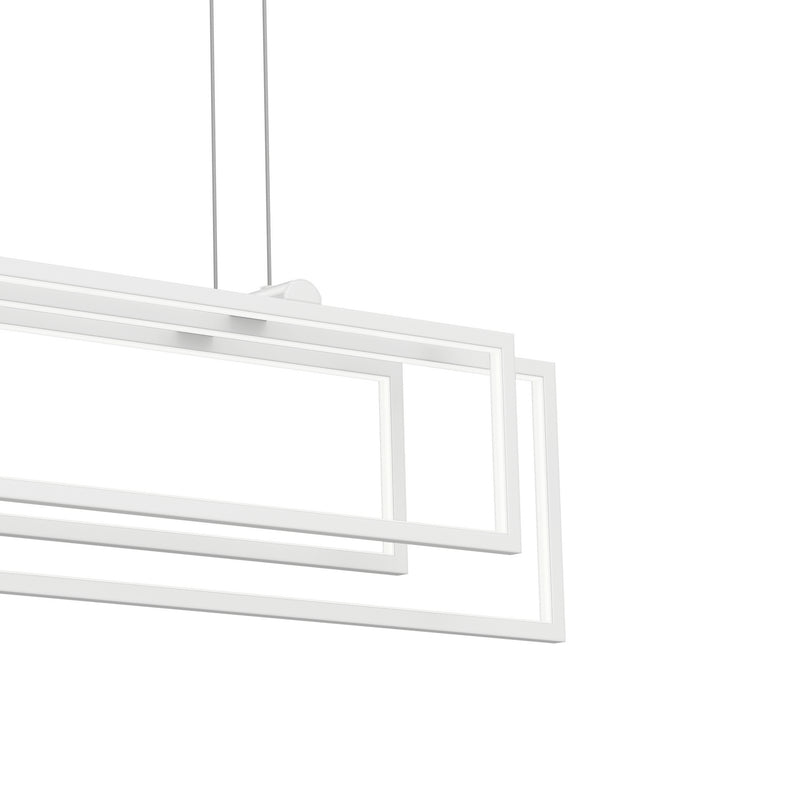 Kichler 84322WH LED Linear Chandelier, White