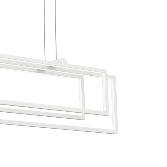 Kichler 84322WH LED Linear Chandelier, White