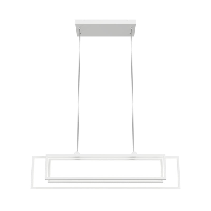 Kichler 84322WH LED Linear Chandelier, White