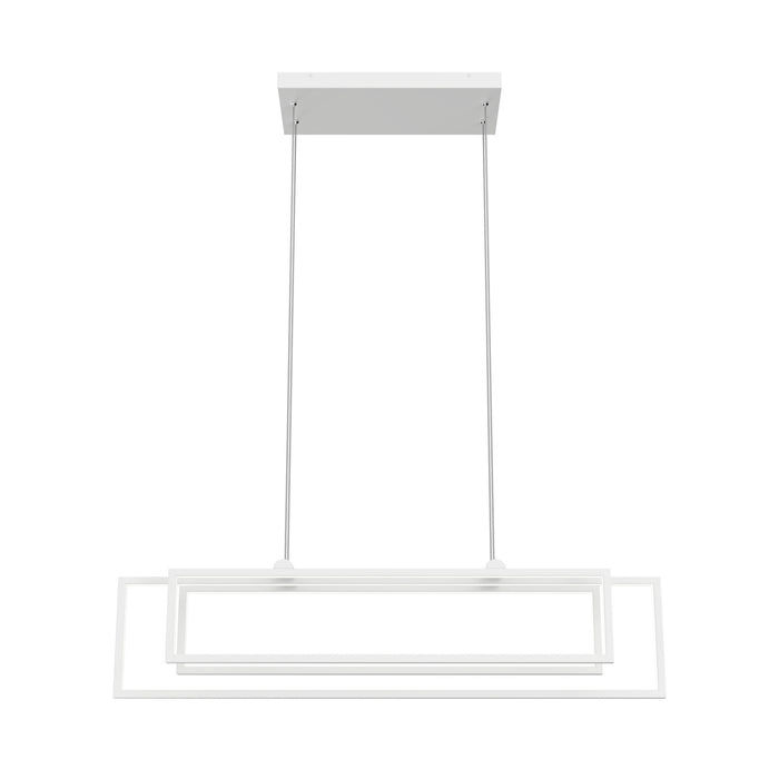 Kichler 84322WH LED Linear Chandelier, White