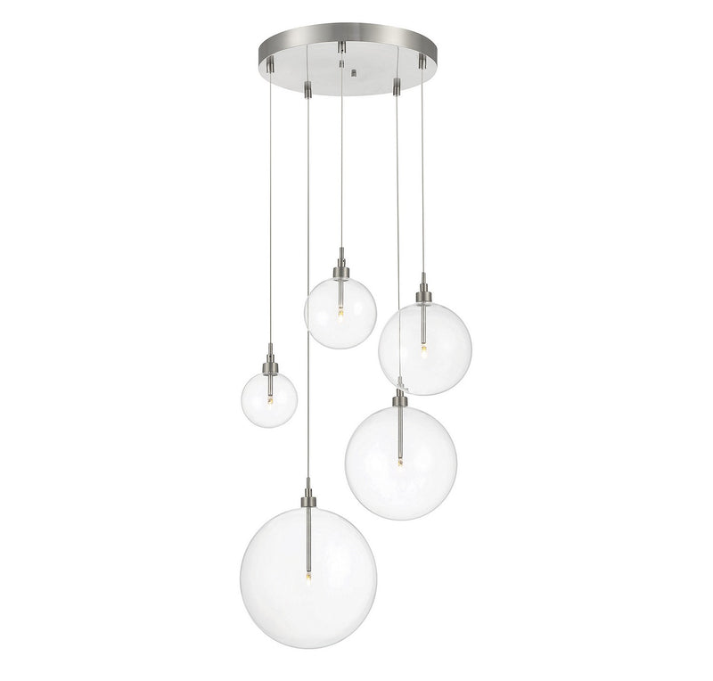 Meridian M10099BN LED Pendant, Brushed Nickel