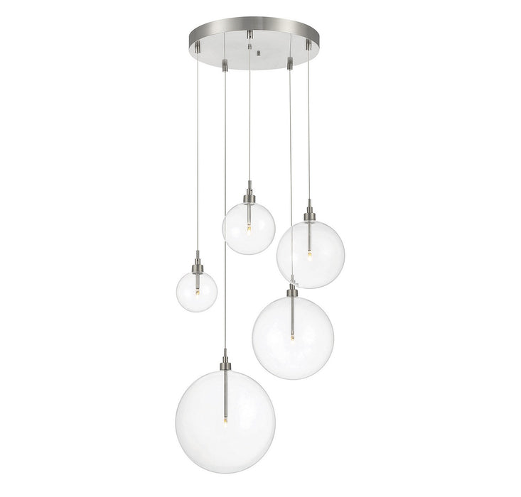 Meridian M10099BN LED Pendant, Brushed Nickel