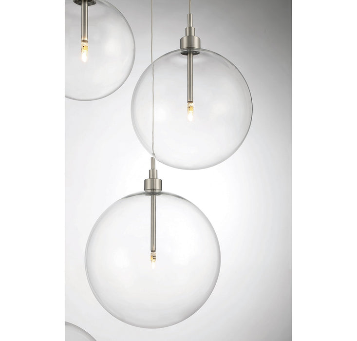 Meridian M10099BN LED Pendant, Brushed Nickel