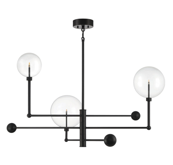 Meridian M100100ORB LED Chandelier, English Bronze