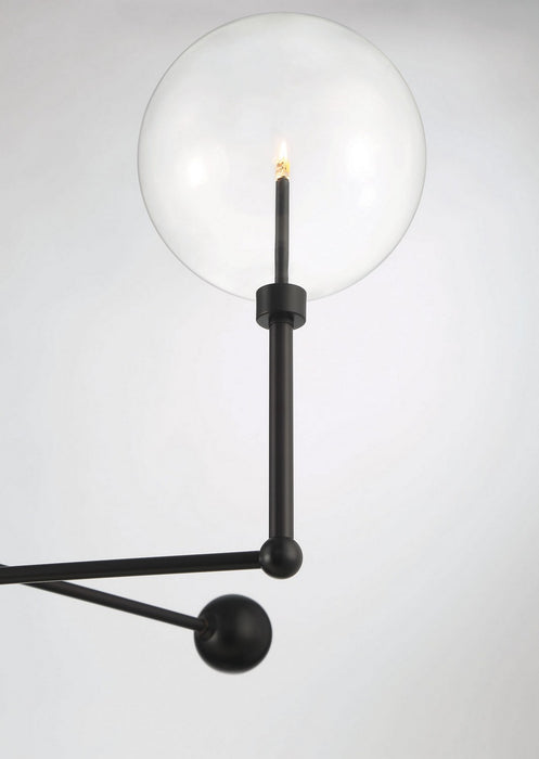 Meridian M100100ORB LED Chandelier, English Bronze
