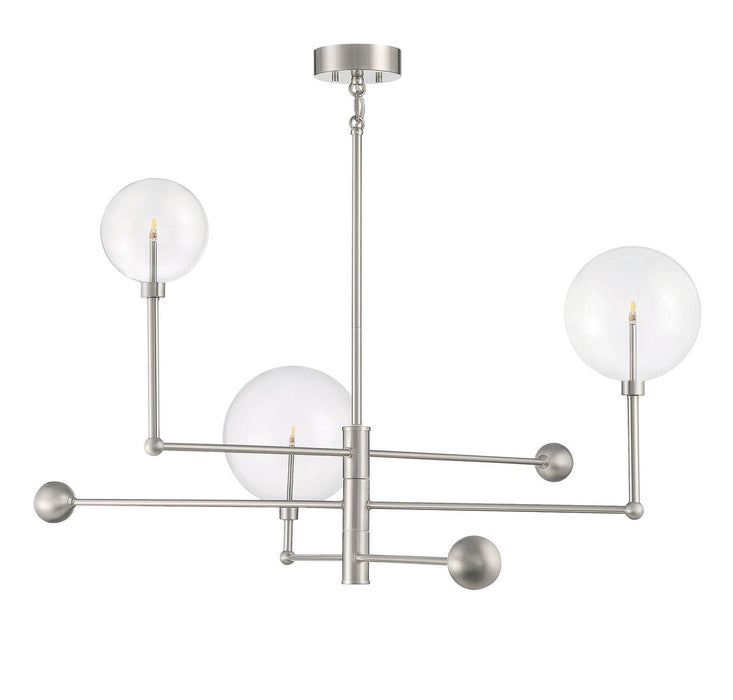 Meridian M100100BN LED Chandelier, Brushed Nickel