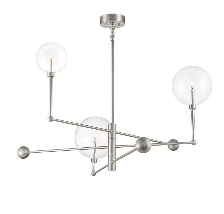 Meridian M100100BN LED Chandelier, Brushed Nickel