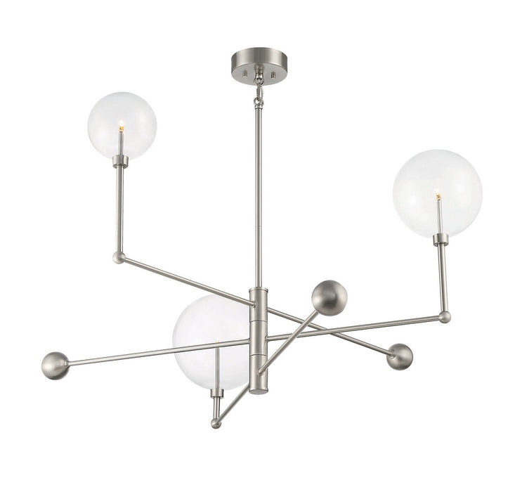 Meridian M100100BN LED Chandelier, Brushed Nickel