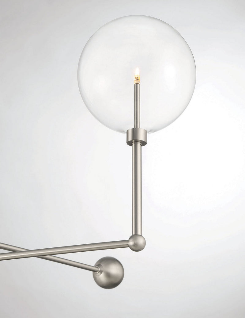 Meridian M100100BN LED Chandelier, Brushed Nickel