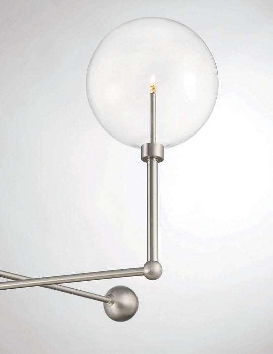 Meridian M100100BN LED Chandelier, Brushed Nickel