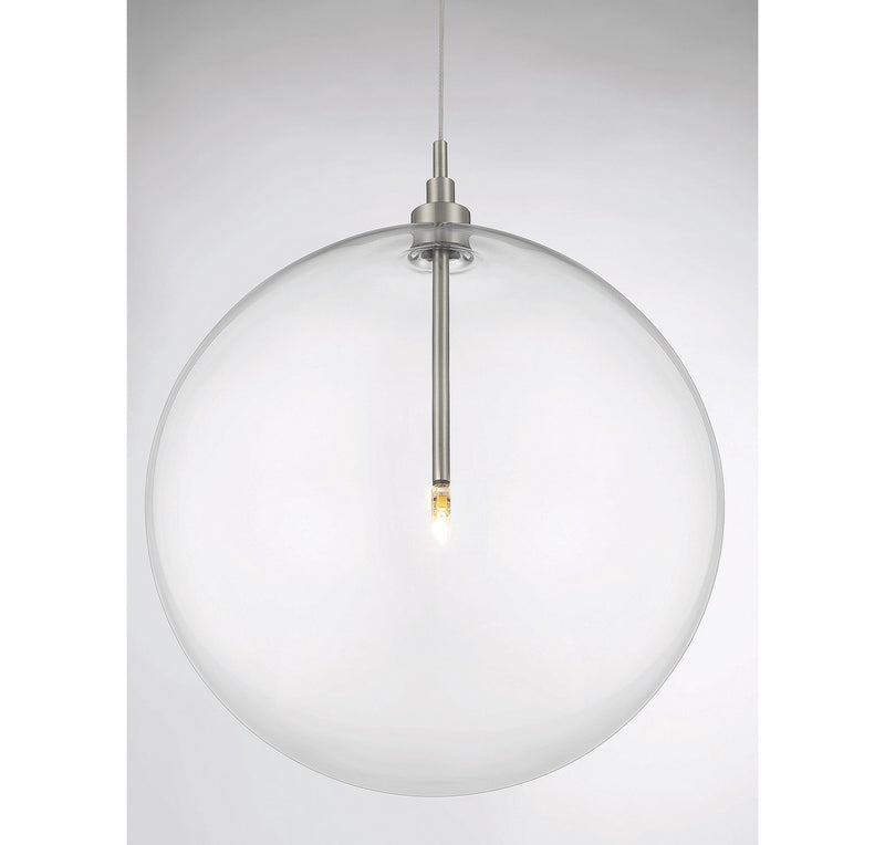 Meridian M70114BN LED Pendant, Brushed Nickel
