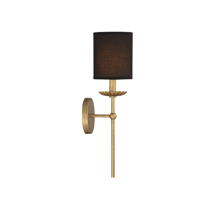 Meridian M90079TG One Light Wall Sconce, True Gold